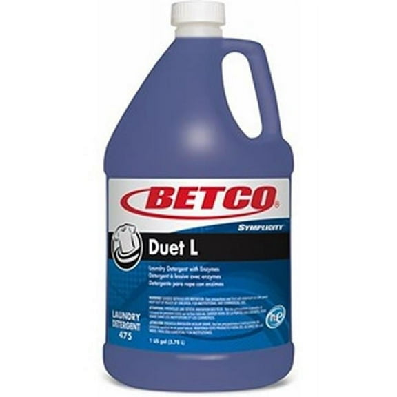 Duet Laundry Detergent with Bleach Alternative, Blue - Pack of 4