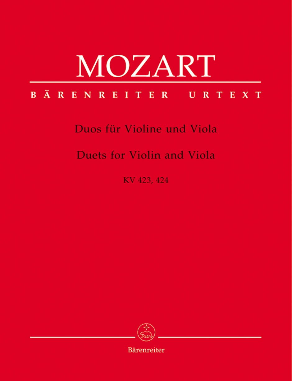 Duets for Violin and Viola K.423, K.424