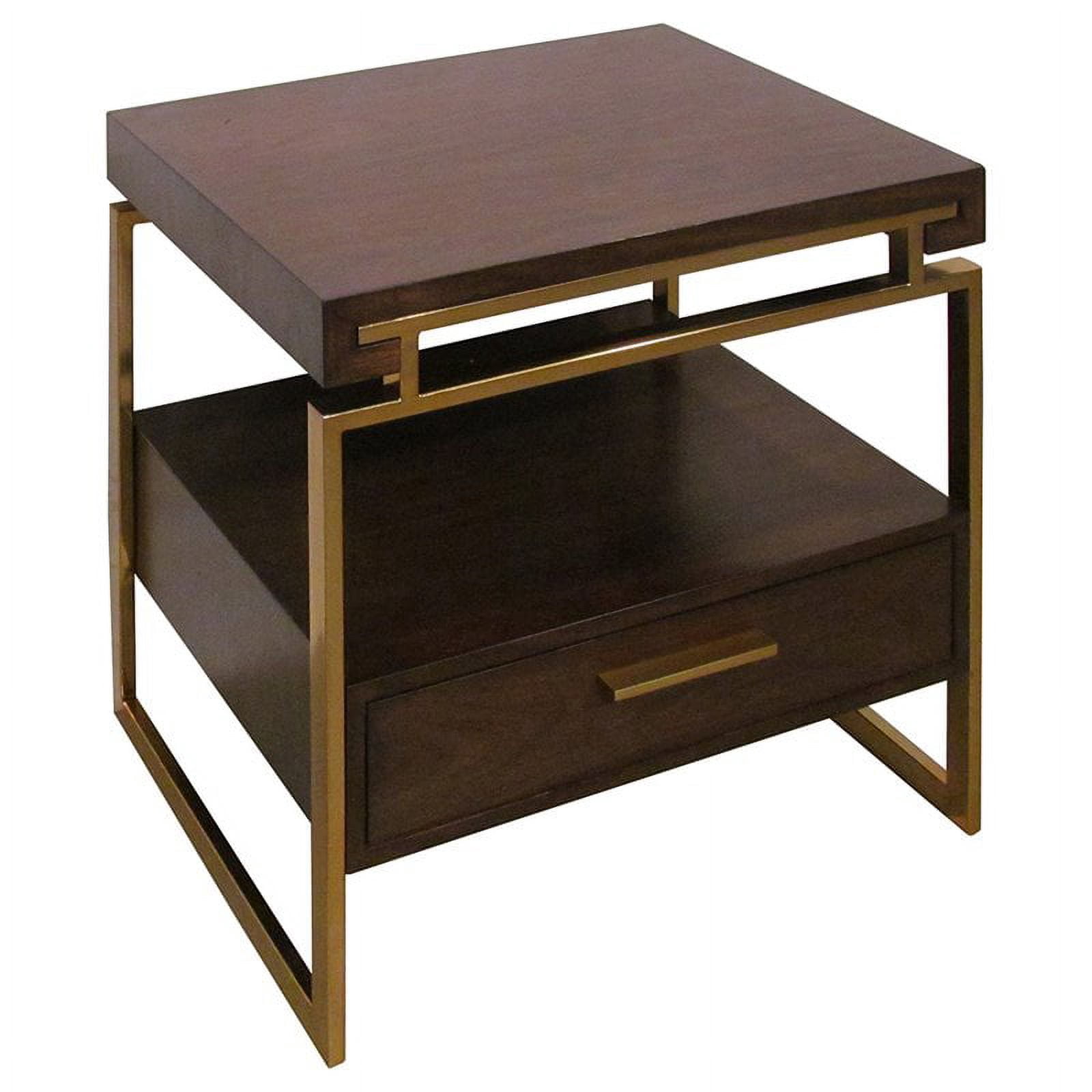 Duette Side Table Rich Nut Brown