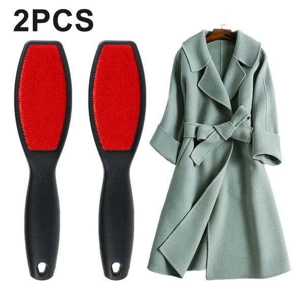 Duety 2Pack Lint Brush Double Side Pet Hair Remover Lint Brushes for Clothes Magic Brush Clothes Brush Garment Brush Lint Remover for Couch Reusable Lint Brush Miracle Brush