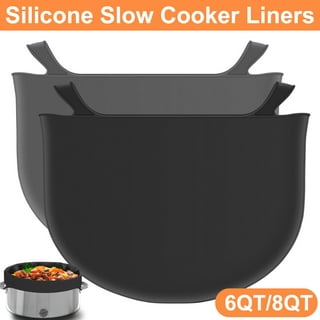 PanSaver Slow Cooker Liners - Disposable Liners with Sure Fit Band for Snug  Fit - Instant Cleanup with No Scrubbing - Fits Quarts, 4 Count Slow Cooker