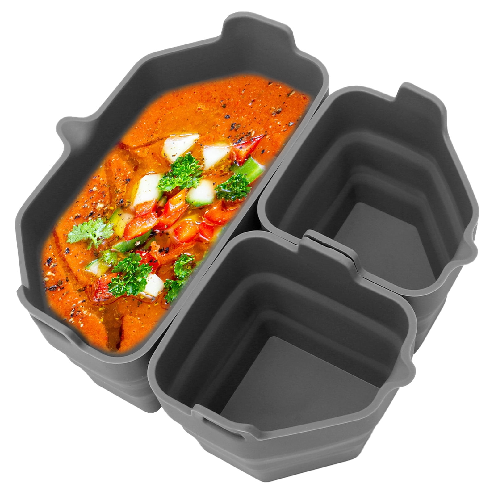 Duety 3Pcs Slow Cooker Divider Liner Reusable Slow Cooker Divider