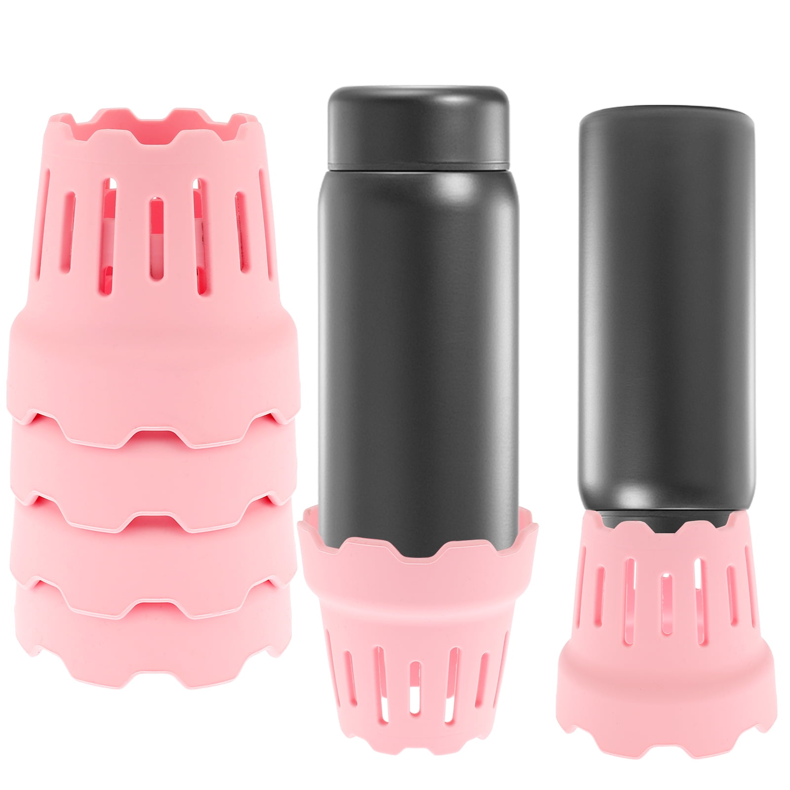 Duety 4pcs Water Bottle Drying Rack Silicone Bottle Drying Rack for Faster Drying Stackable