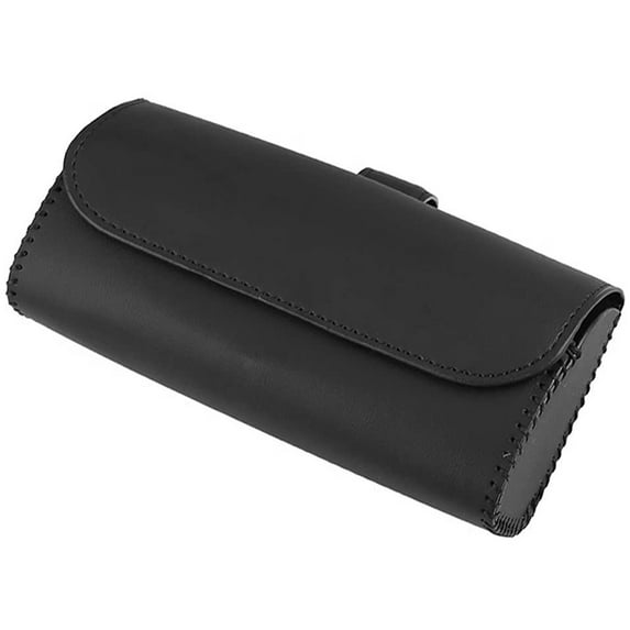 Duety Car Visor Sunglasses Case,Leather Glasses Clip Holder for Sun Visor, Handmade Eyeglasses Storage Box with Hidden Magnetic Closure
