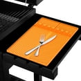 thumbnail image 1 of Duety Grill Side Shelf Mat Silicone Griddle Tool Mat with 8 Slot Anti-Slip Grill Holder Pad Heat-Resistant BBQ Utensil Mat Kitchen Countertop Spatula Mat for Grilling, 1 of 7
