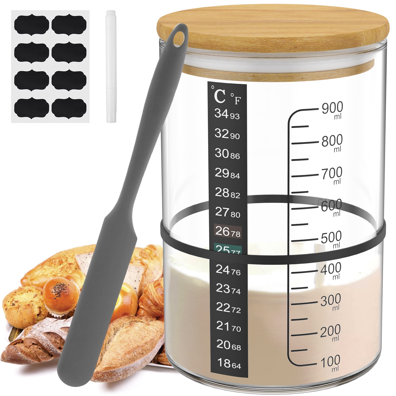 duety-sourdough-starter-jar-kit-with-wooden-lid-900ml-sourdough-starter