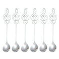 thumbnail image 1 of Duety Stainless Steel Coffee Spoon-6 Pcs Creative Tableware Dessert Spoons, Stirring, Mixing, Sugar, Stir, Ice Cream, Cake, Teaspoon Set, 1 of 10