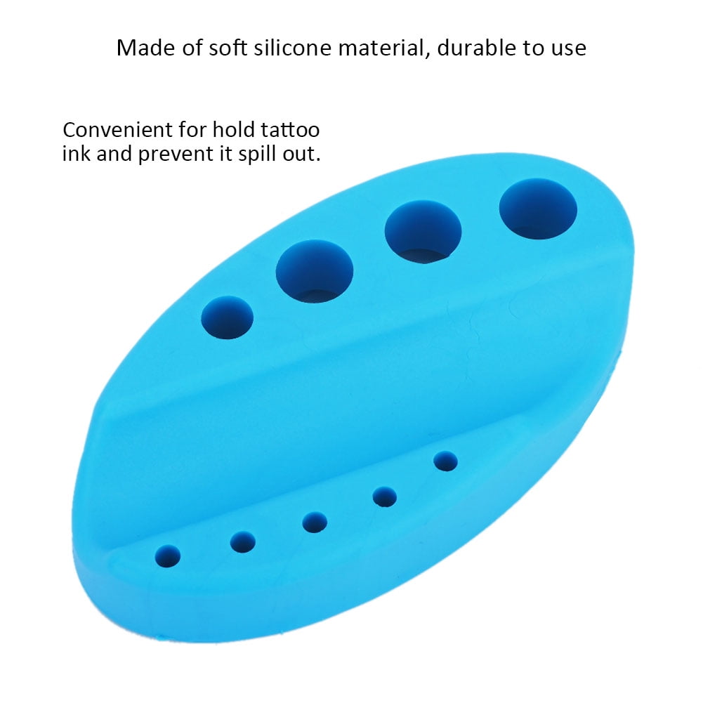 Duevin 4 Colors Holder Microblading Pen Rack Pigment Ink Cup Pen Stand