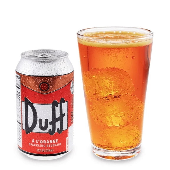 Duff Sparkling Beverage- A carbonated, orange-flavored drink straight out of the Simpsons.