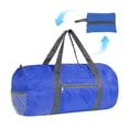 thumbnail image 1 of Duffel Bag Foldable Gym Bag for Men Women Duffle Bag Lightweight with Inner Pocket for Travel Sports (Blue), 1 of 6