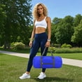 thumbnail image 1 of Duffel Bag, Foldable Portable Sports Gym Bag, with Inner Pocket, Lightweight Handbag for Travel Sports Camping(Dark Blue), 1 of 6