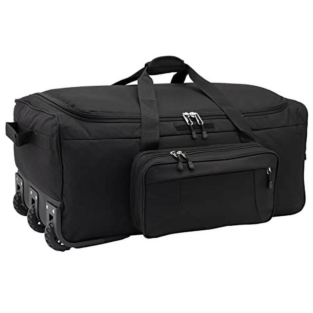 Duffel Bag Wheels Rolling Deployment Bag Wheeled Military Suitcase