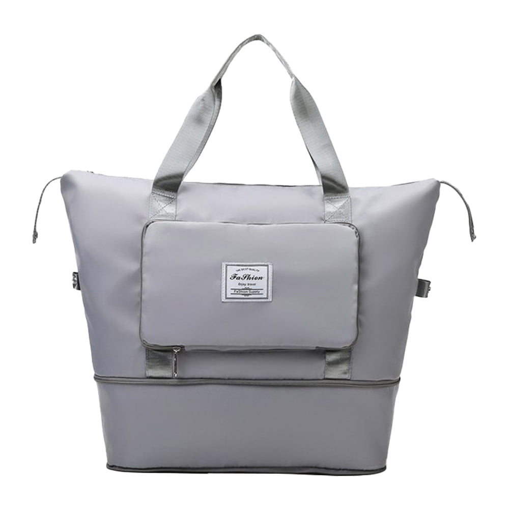 Duffel bag Travel, foldable travel bag dry and wet separation-grey ...