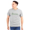 thumbnail image 1 of Duffer Funny Golfer Insult Golfing Plus Size Crewneck Graphic Tee Shirt Brisco Brands 3X, 1 of 5