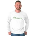 thumbnail image 1 of Duffer Funny Golfer Insult Golfing Plus Size Long Sleeve Graphic Tee Shirt Brisco Brands 2X, 1 of 5