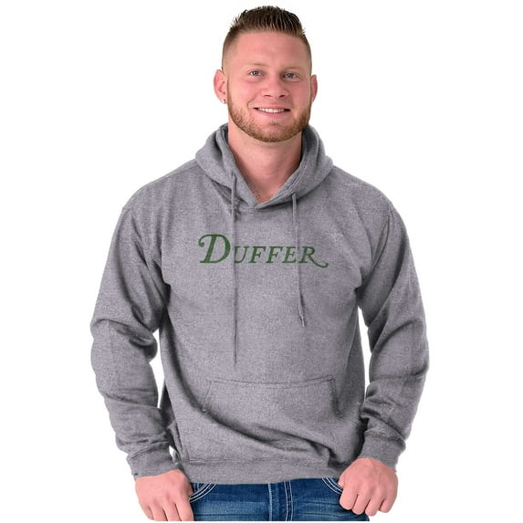 Duffer Funny Golfer Insult Golfing Unisex Plus Fleece Graphic Hoodie Brisco Brands 5X