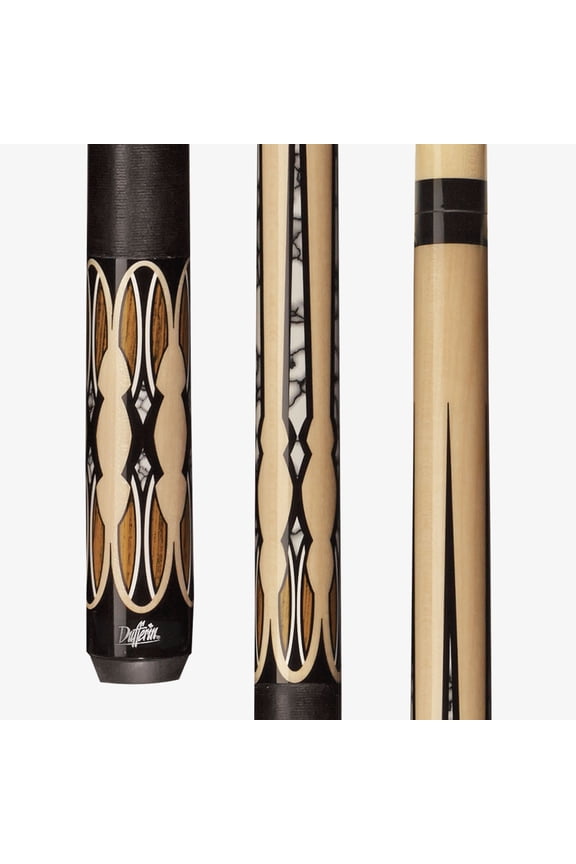 D-SE19 Billiards Playing Cue Pool Stick Double Pressed Black Irish Linen Wrap Tiger Everest Tip Professional Taper