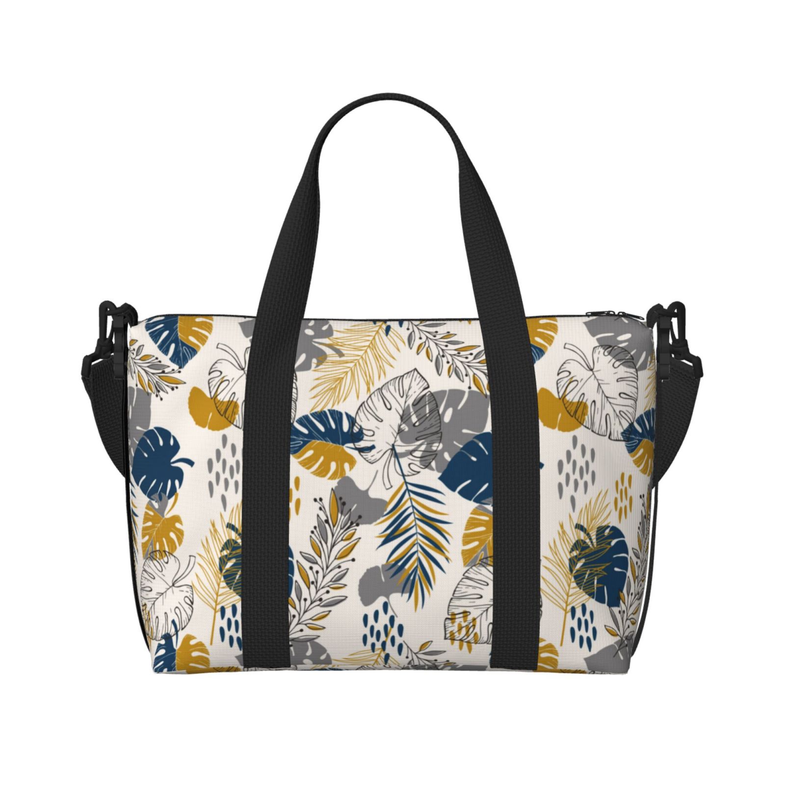Ulu Breadfruit Hawaiian Print Duffle Bag with Trolley Sleeve - The Huaka'i Weekender Duffle