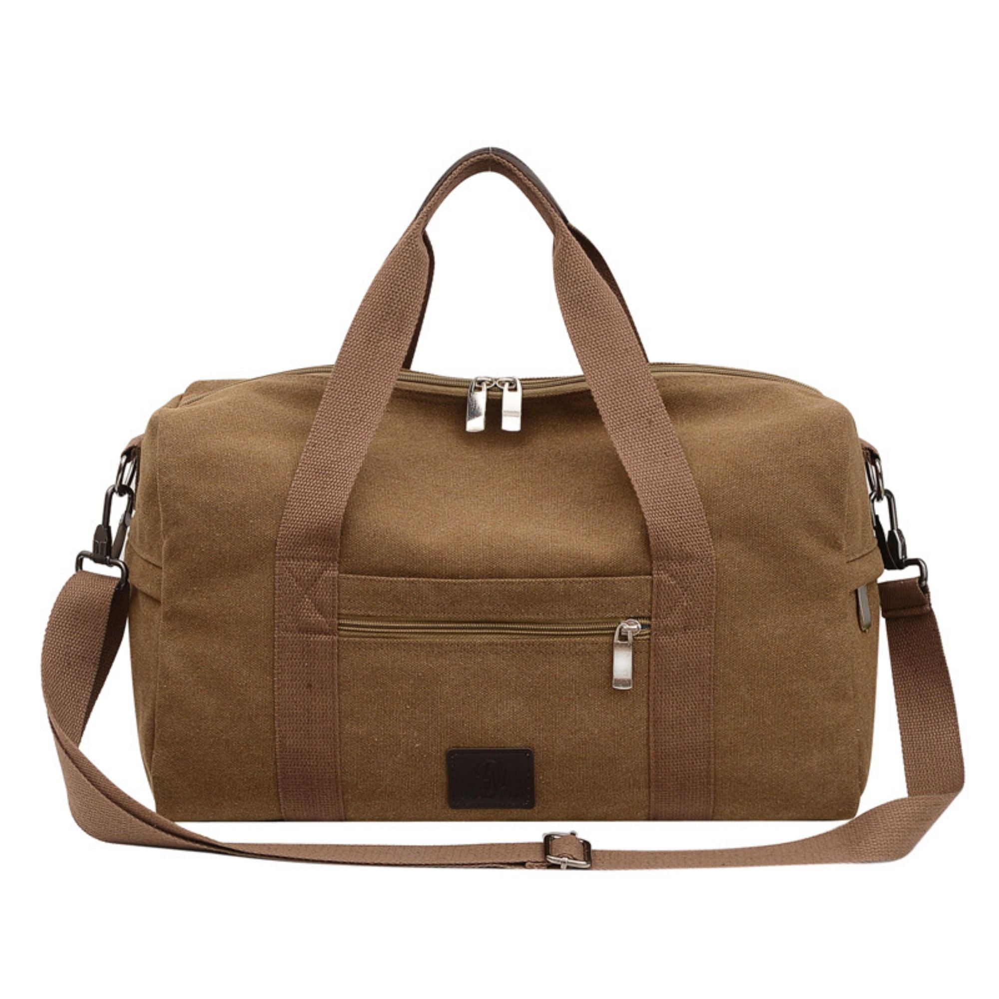 Duffle Bag for Men Travel Carry on Bags for Airplanes Canvas Weekender Bag