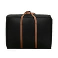 thumbnail image 1 of Folding Luggage Sarcina Black L 68x50x25cm Non-Woven Travel Storage, 1 of 7