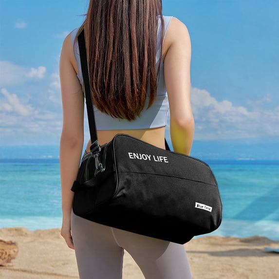 Duffle Gym Bag, Lightweight Waterproof Travel Bag for Men and Women, Sports Fitness Bag for Weekend Trips, Outdoor & Gym