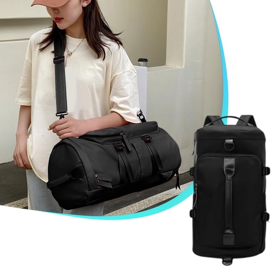 Duffle Gym Bags Sports Swimming Fitness Workout Dry Wet Separation with Shoe Compartment Large Capacity Backpack for Travel by MPOISVA