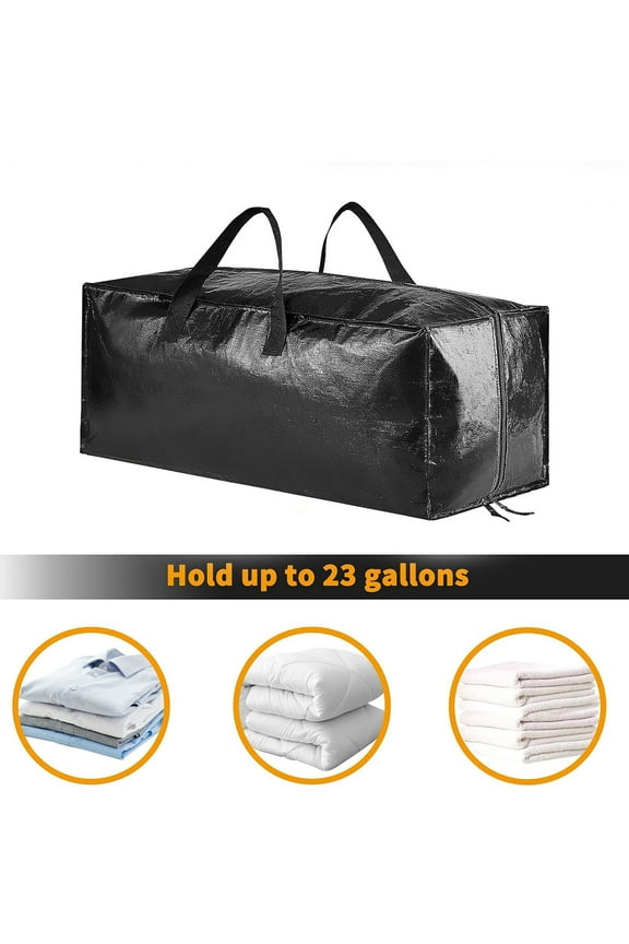 Duffle Travel Bag, InsCrazy 23Gallons Moving Bag Water Proof Travel Bag Luggage Bag Moving Travel Bag Dirt Proof Storage Woven Bag