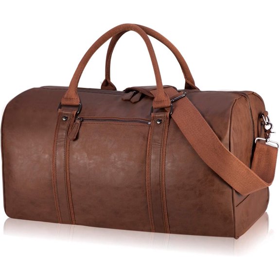 Duffle Travel Bag Leather Bag Large Carry Large Carry Hangbag for Mens or Women