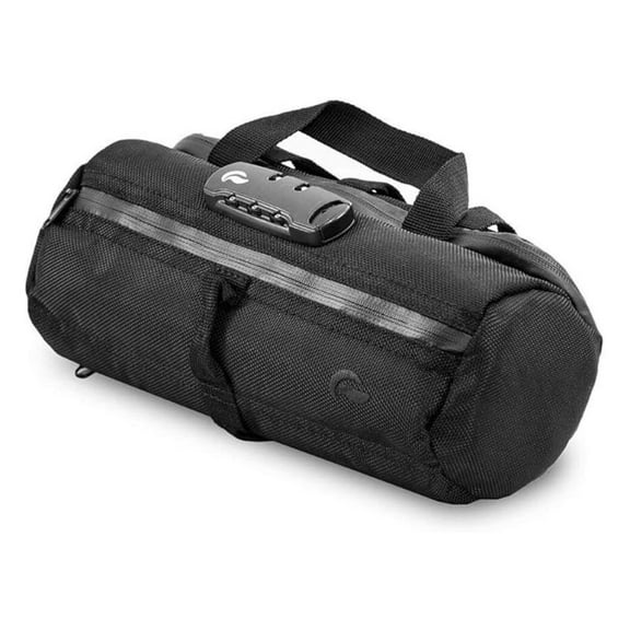 Duffle bag Small 10"- Smell Proof - With combo lock - with SK9 Premium odorless Technology (Black)