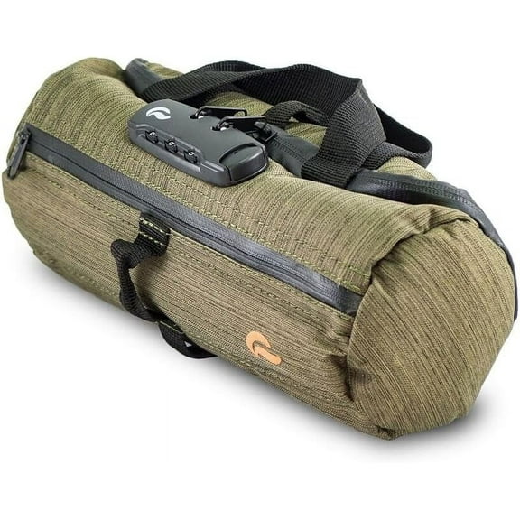 Duffle bag Small 10"- Smell Proof - With combo lock - with SK9 Premium odorless Technology (Gray)