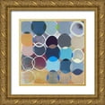 thumbnail image 1 of Duffy, Naomi Taitz 26x26 Gold Ornate Wood Framed with Double Matting Museum Art Print Titled - Which Way the World Turns, 1 of 4