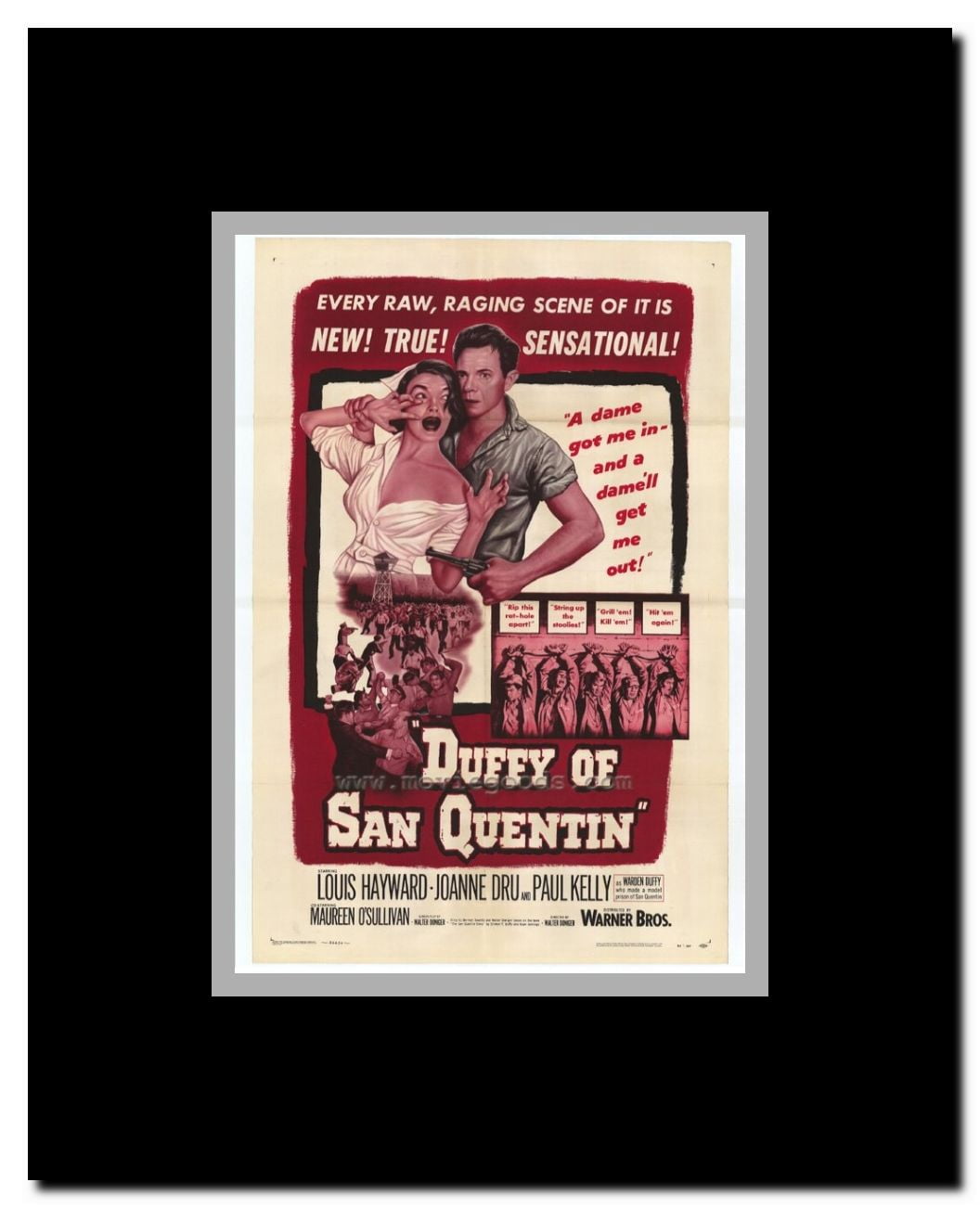 Duffy of San Quentin Framed Movie Poster