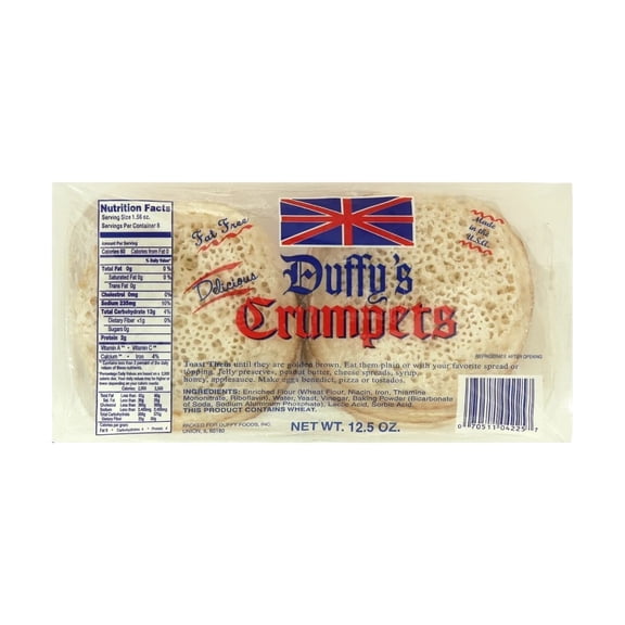 Duffy Foods Duffys  Crumpets, 12.5 oz