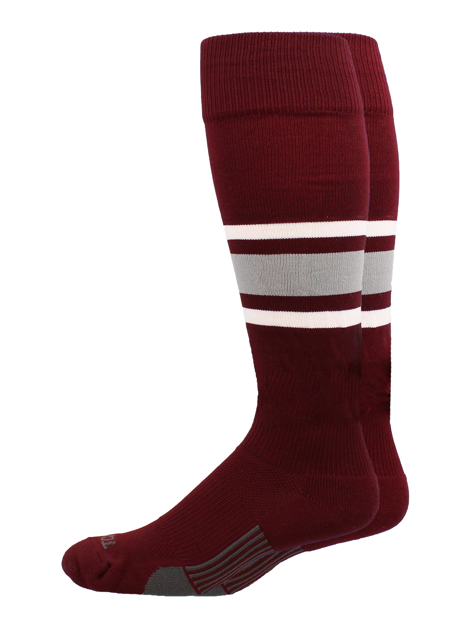 TCK Flat Knit Sanitary Liner Baseball Socks (X-Large, White) : :  Clothing & Accessories