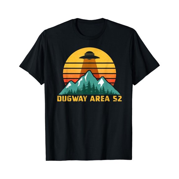 Dugway Area 52 Conspiracy Alien Saucer UFO T-Shirt