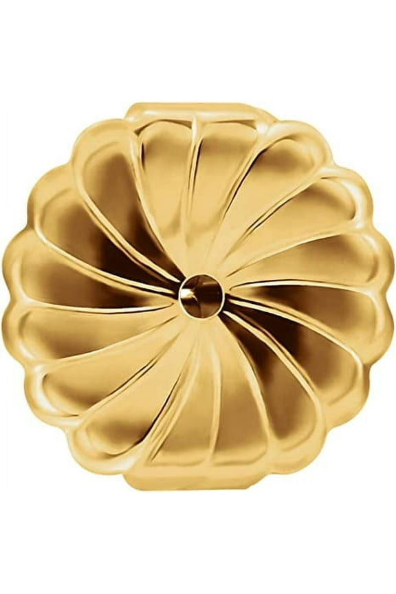 14K Yellow Gold Filled Jumbo Extra Large Earrings, 1 Pair