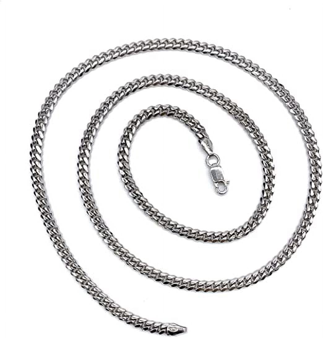 Käfig Kette Gold Figaro Halskette 9 Karat Gelbgold Auf Silber - Verstellbar 16-30 Zoll, Klassische Randsteinkette Aus Italien 9kt Gelbgold Auf Silber Kette 16 Zoll 18 Zoll 20 Zoll