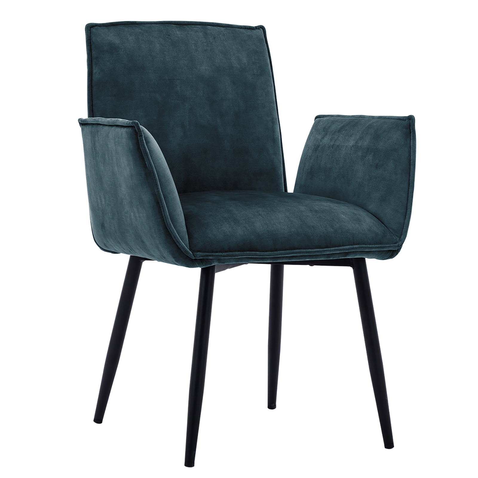 Duhome Accent Chair with Arm Aged Fabric and Black Base for Living Room