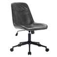 thumbnail image 1 of Duhome Desk Chair Faux Leather Swivel Office Chair with Wheels Computer Chair Adjustable Height, Gray, 1 of 7