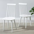 thumbnail image 1 of Duhome Dining Chairs Set of 2 Wood Dining Room Chair White Spindle Chair for Kitchen, Windsor Chair Farmhouse Chairs White, 1 of 7