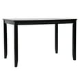 thumbnail image 1 of Duhome Dining Table Kitchen Dining Table Solid Wood Rectangular Table for Kitchen Dining Room Livingroom Restaurant, Black, 1 of 9