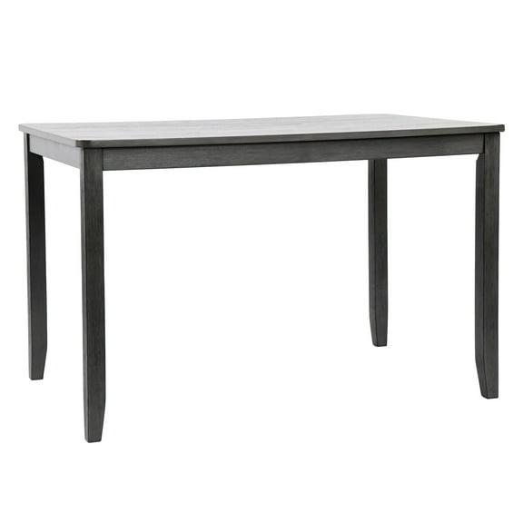 Duhome Dining Table Kitchen Dining Table Solid Wood Rectangular Table for Kitchen Dining Room Livingroom Restaurant, Grey