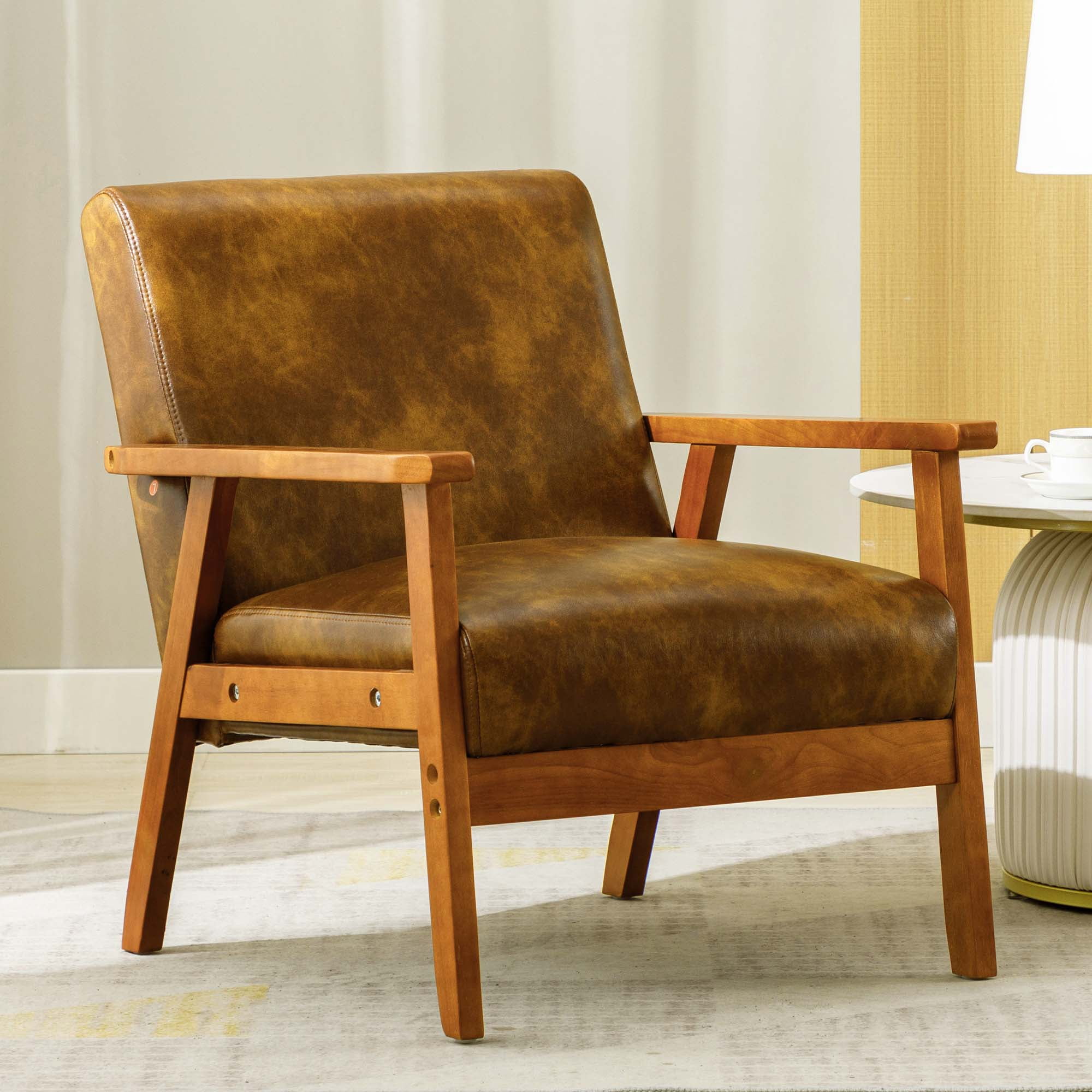 mid century small lounge chair for office