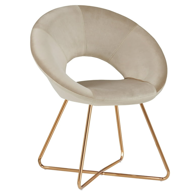 Duhome Modern Accent Chair with Gold Metal Legs for Living Room