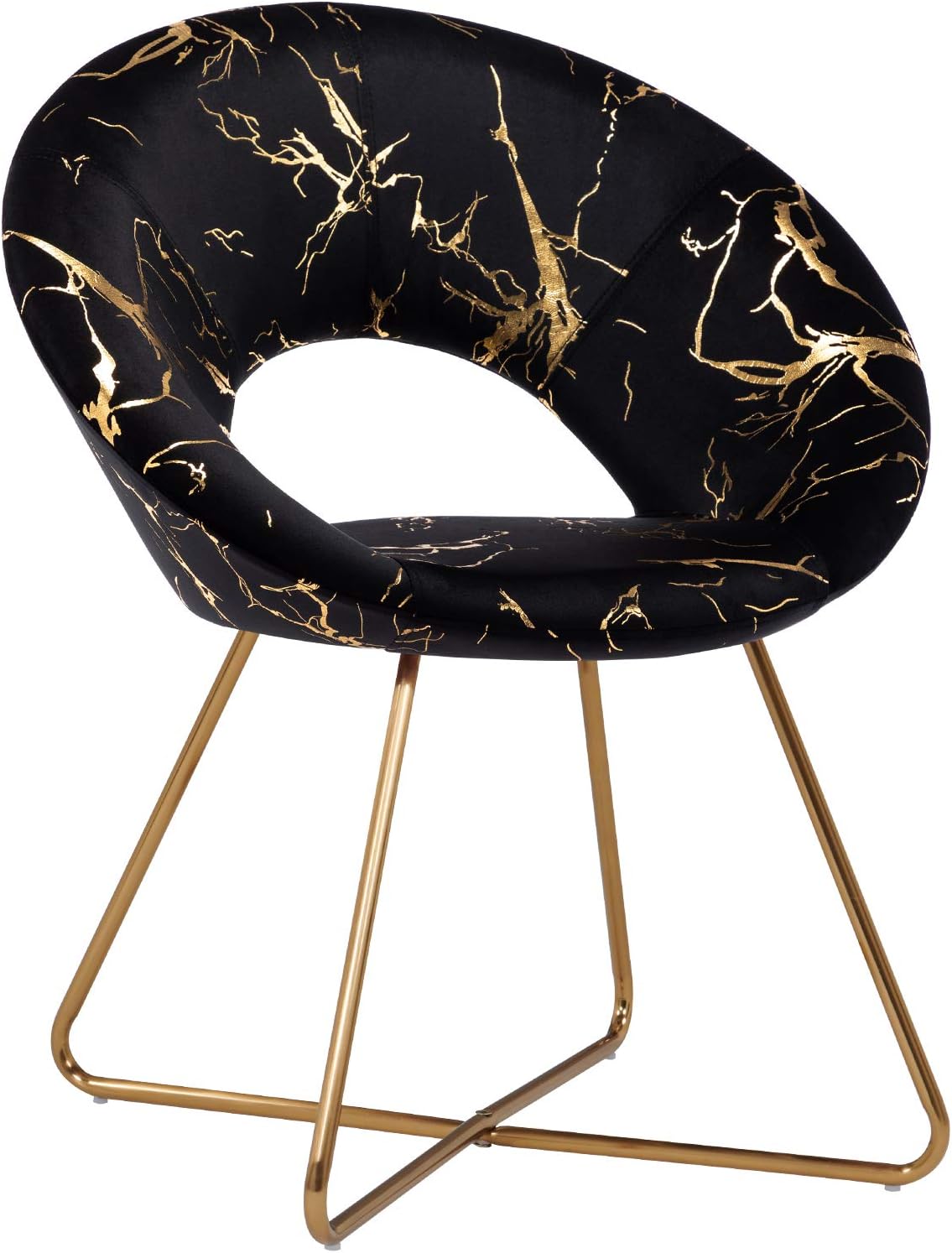 Duhome Modern Accent Velvet Chairs Dining Chairs Single Sofa Comfy