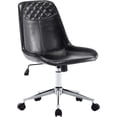 thumbnail image 1 of Duhome Modern Office Chair Desk Chair Faux Leather Swivel Adjuatble Height Computer Chair Task Chair with Wheels, Black, 1 of 9