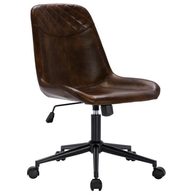 Duhome Office Desk Chair Faux Leather Swivel Desk Chair for Computer