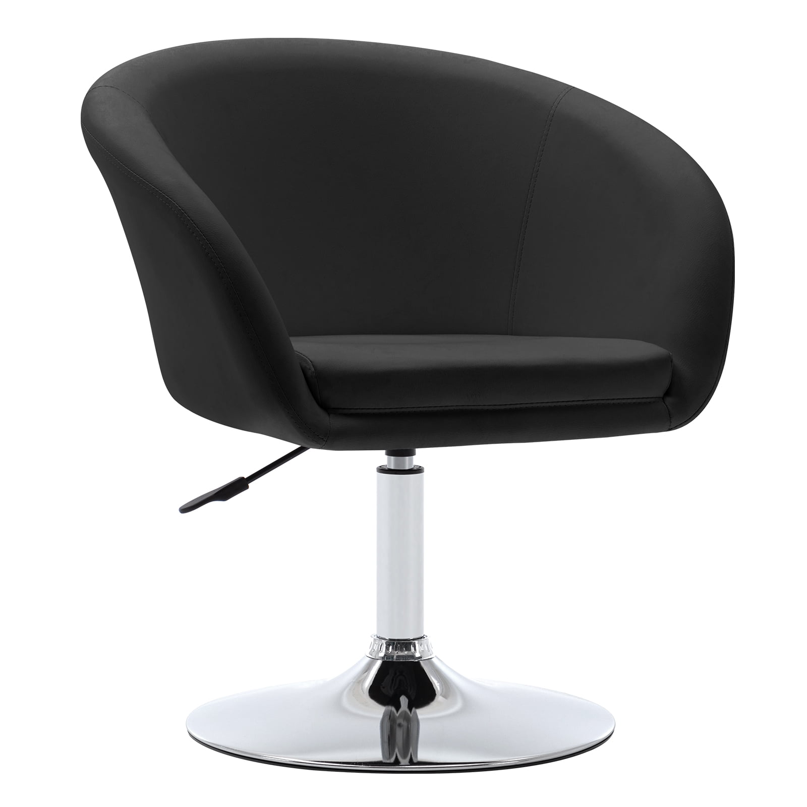 Duhome Swivel Accent Chair, Adjustable Faux Leather Vanity Makeup Desk