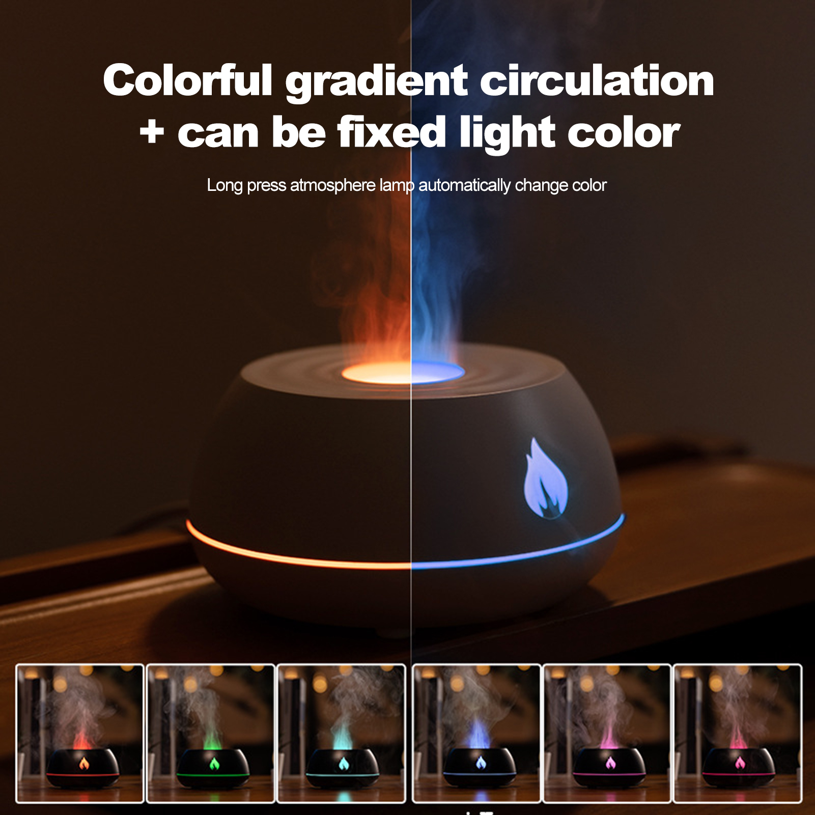 Duixinghas Air Humidifier with NoWater AutoOff Protection 130ml Water Tank Ultrasonic Mist