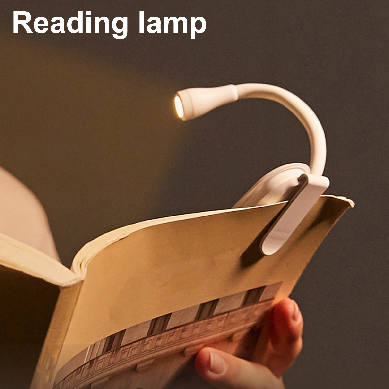 Firefly Book Light For Kids - Rechargeable, 3 Color Tones, Stepless Dimming, Slap Bracelet Design